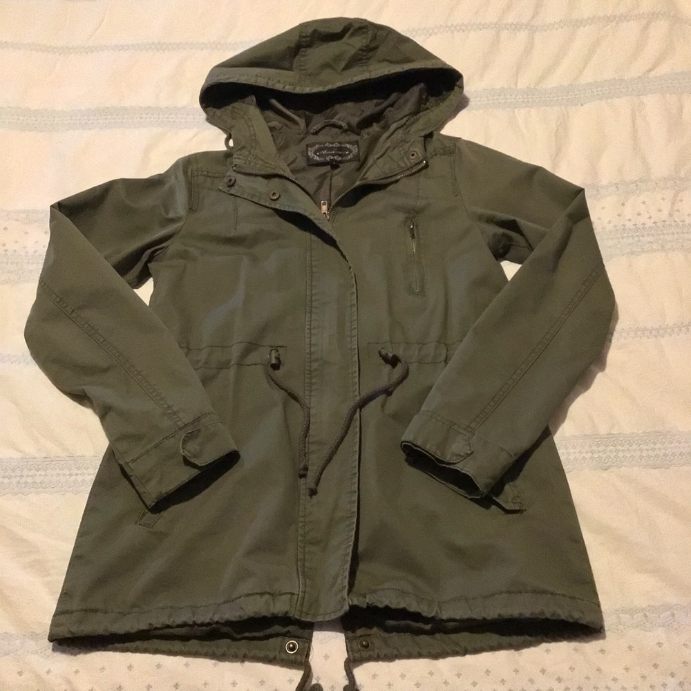 Ambiance Hooded Utility/Army Jacket